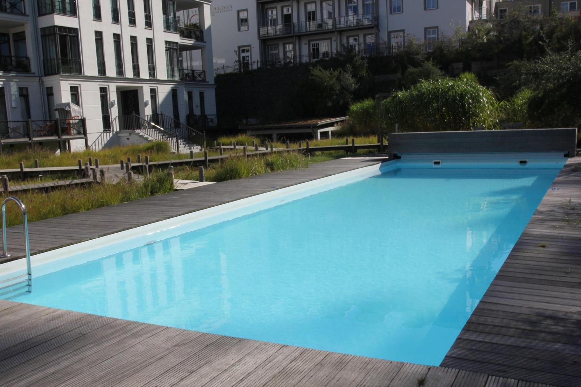 Pool Und Sauna Mit Meerblick, Direkt An Der Seebruecke - First Sellin Fewo 3 8 외부 사진